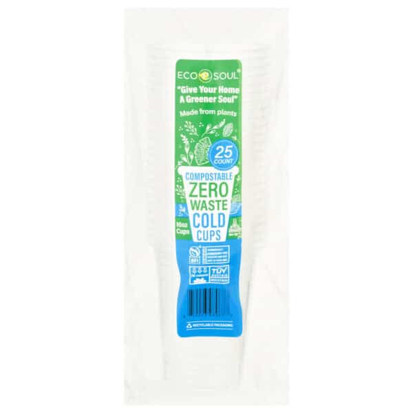 Ecosoul - Cups 16 Oz Cold Cmpstbl - Case of 8-25 CT