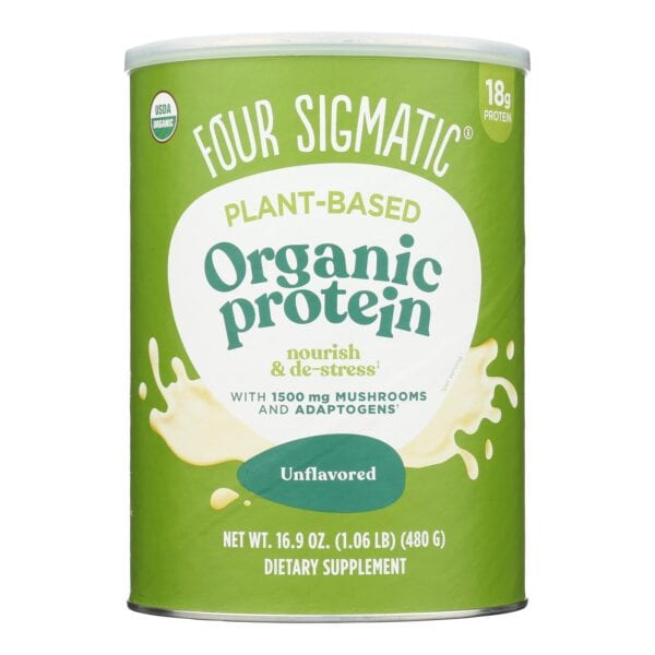 Four Sigmatic - Plnt Based Protein Unflv - 1 Each-16.9 OZ - Image 2