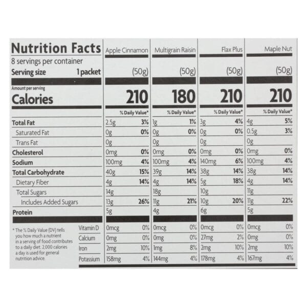 Nature's Path Organic Hot Oatmeal - Variety Pack - Case of 6 - 14 oz. - Image 3