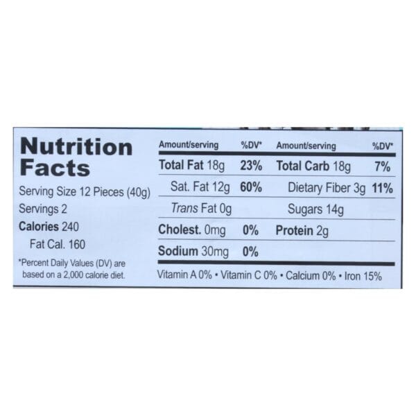 Equal Exchange - Bar Dark Chocolate Coconut - Case of 12 - 2.8 OZ