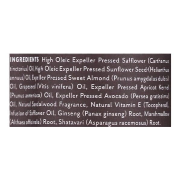 Soothing Touch Bath and Body Oil - Sandalwood - 8 oz - Image 2