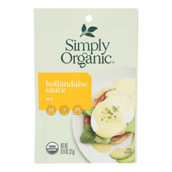 Simply Organic - Sauce Hollandaise - Case of 12-.74 OZ