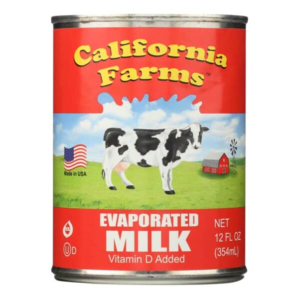 California Farms Evaporated Milk - 12 oz - case of 24 - Image 3