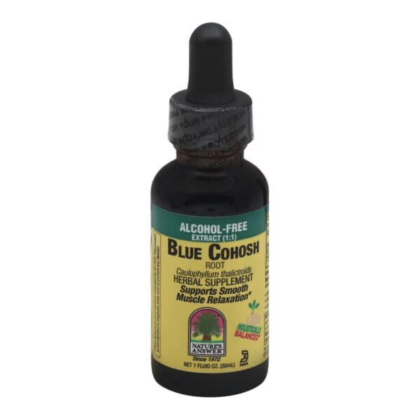 Nature's Answer - Blue Cohosh Root Alcohol Free - 1 fl oz - Image 2