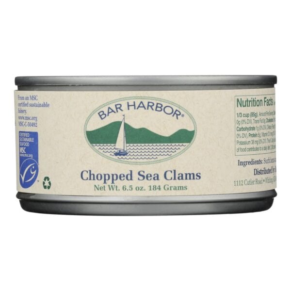 Bar Harbor - Chopped Clams - Case of 12 - 6.5 oz. - Image 2