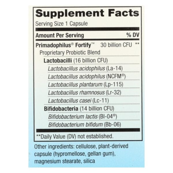 Nature's Way 30 Billion Probiotic Supplement  - 1 Each - 30 VCAP - Image 2