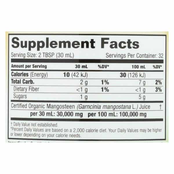 Dynamic Health Organic Certifiied Mangosteen Gold - 32 fl oz - Image 3