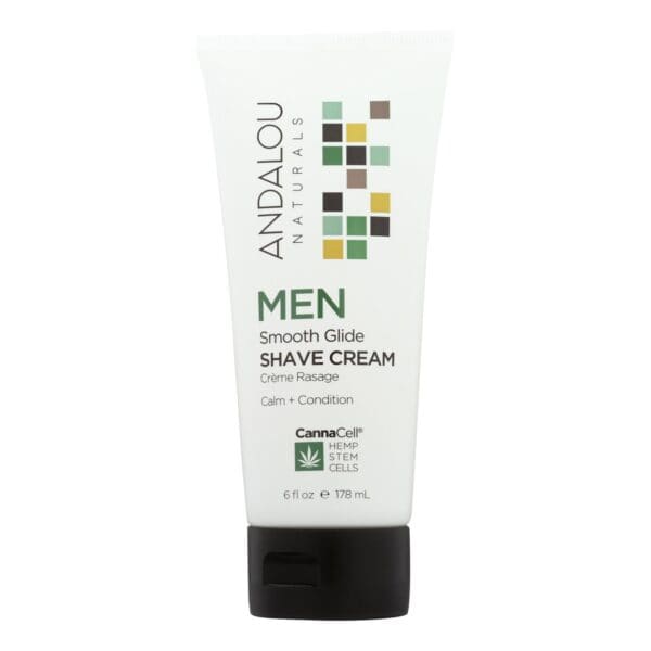 Andalou Naturals - MEN Smooth Glide Shave Cream - 6 fl oz. - Image 2