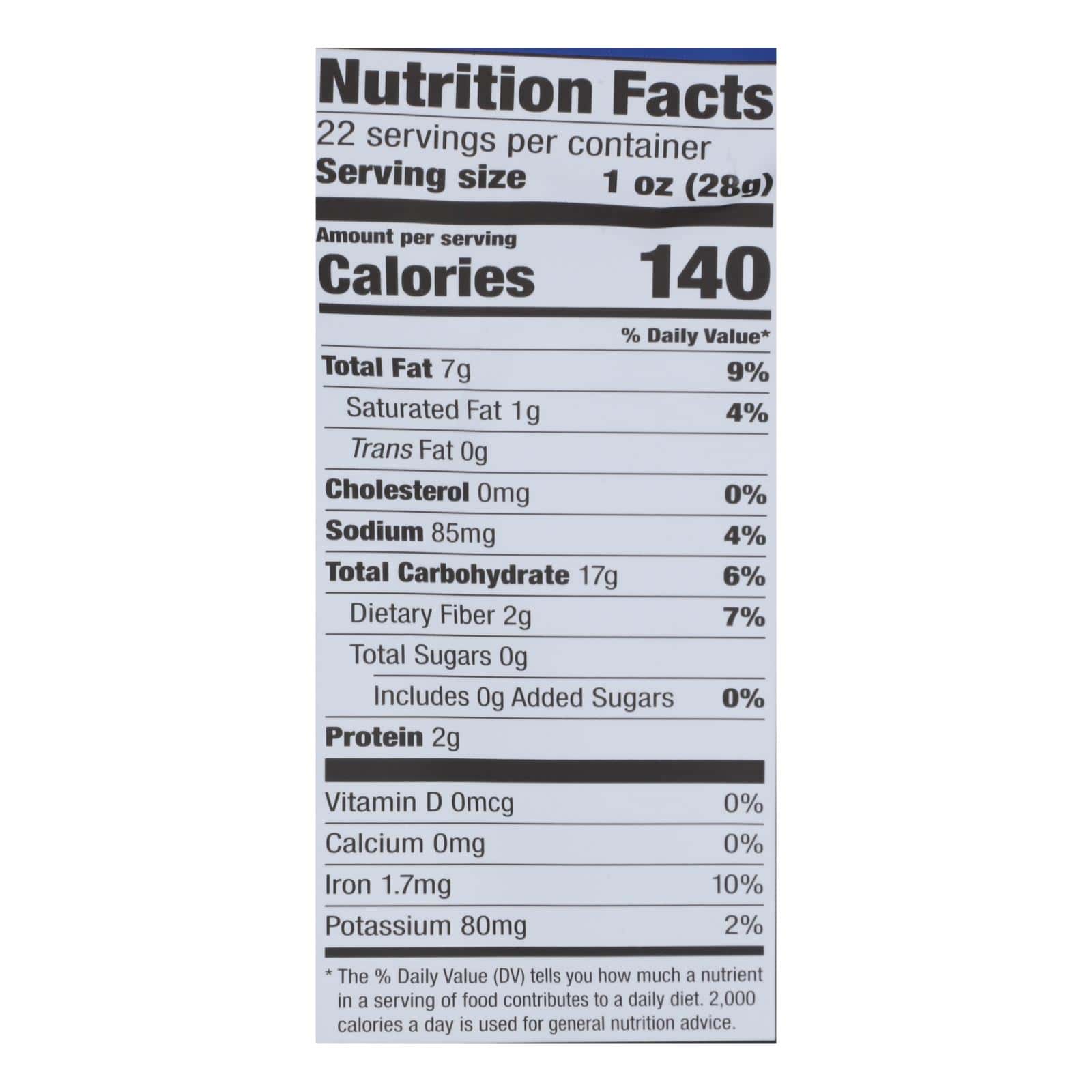 Garden of Eatin' Tortilla Chips - Blue Corn - Case of 10 - 22 oz.