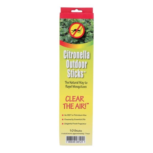 Neem Aura Naturals Outdoor Citronella Sticks - 10 count - Image 2