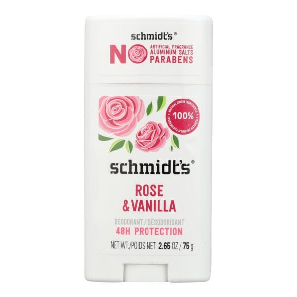 Schmidt's - Deodorant Rose&vanilla Stk - 1 Each - 2.65 OZ