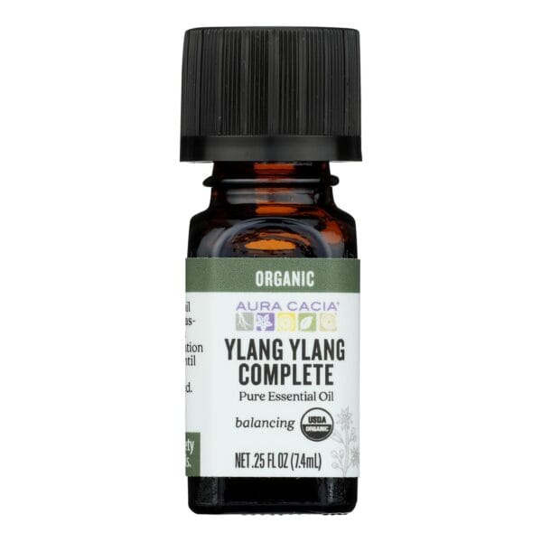 Aura Cacia - Essential Oil - Ylang Ylang Complete - Case of 1 - .25 fl oz. - Image 2