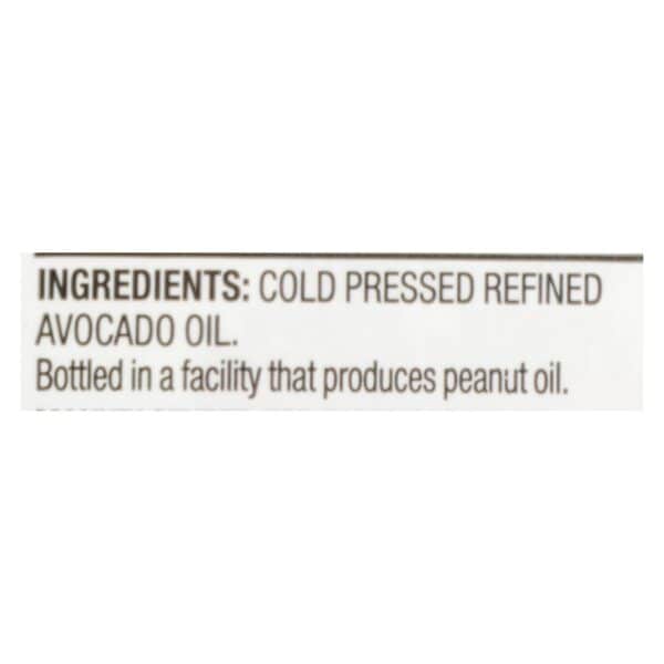 Spectrum Naturals - Avocado Oil Rfnd Cld Prsd - Case of 6 - 16 FZ