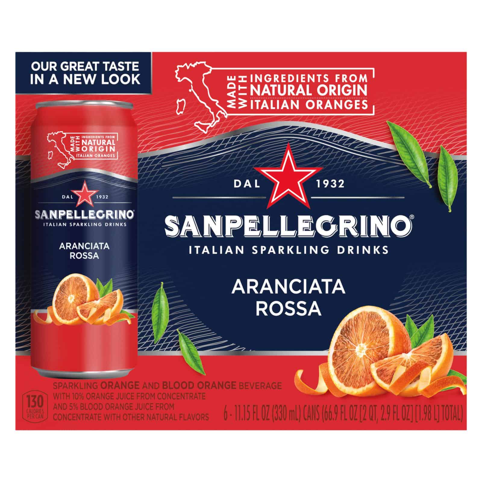 San Pellegrino - Sparkling Beverage Aranciata Rossa - Case of 4-6/11.15Z - Image 2