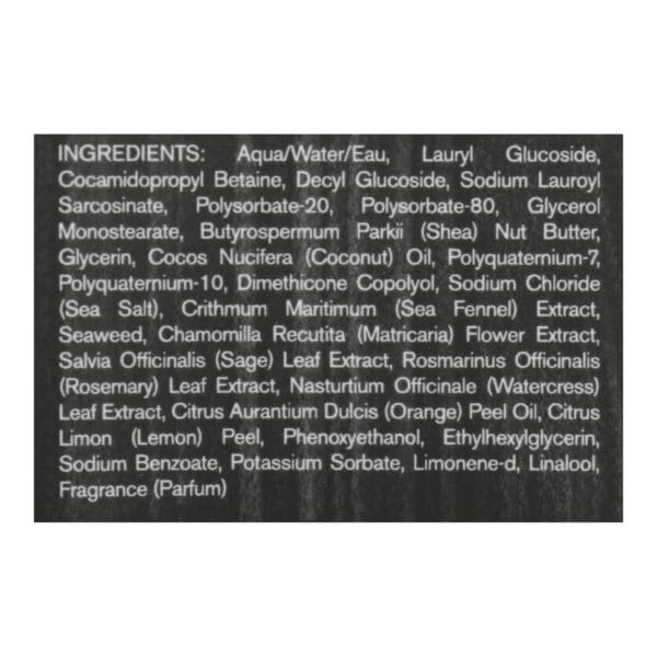 Every Man Jack - Body Wash Sea Salt - 1 Each-16.9 FZ - Image 2