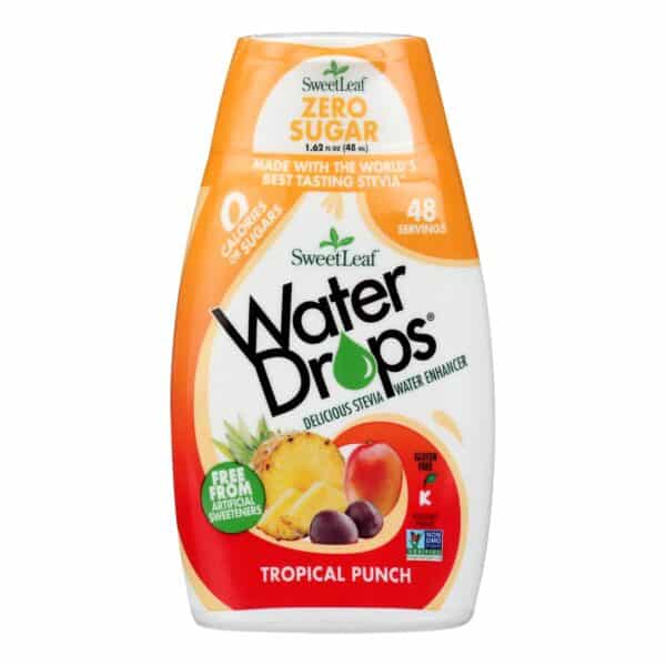 Sweet Leaf Water Drops - Tropical Punch - 1.62 fl oz - Image 2