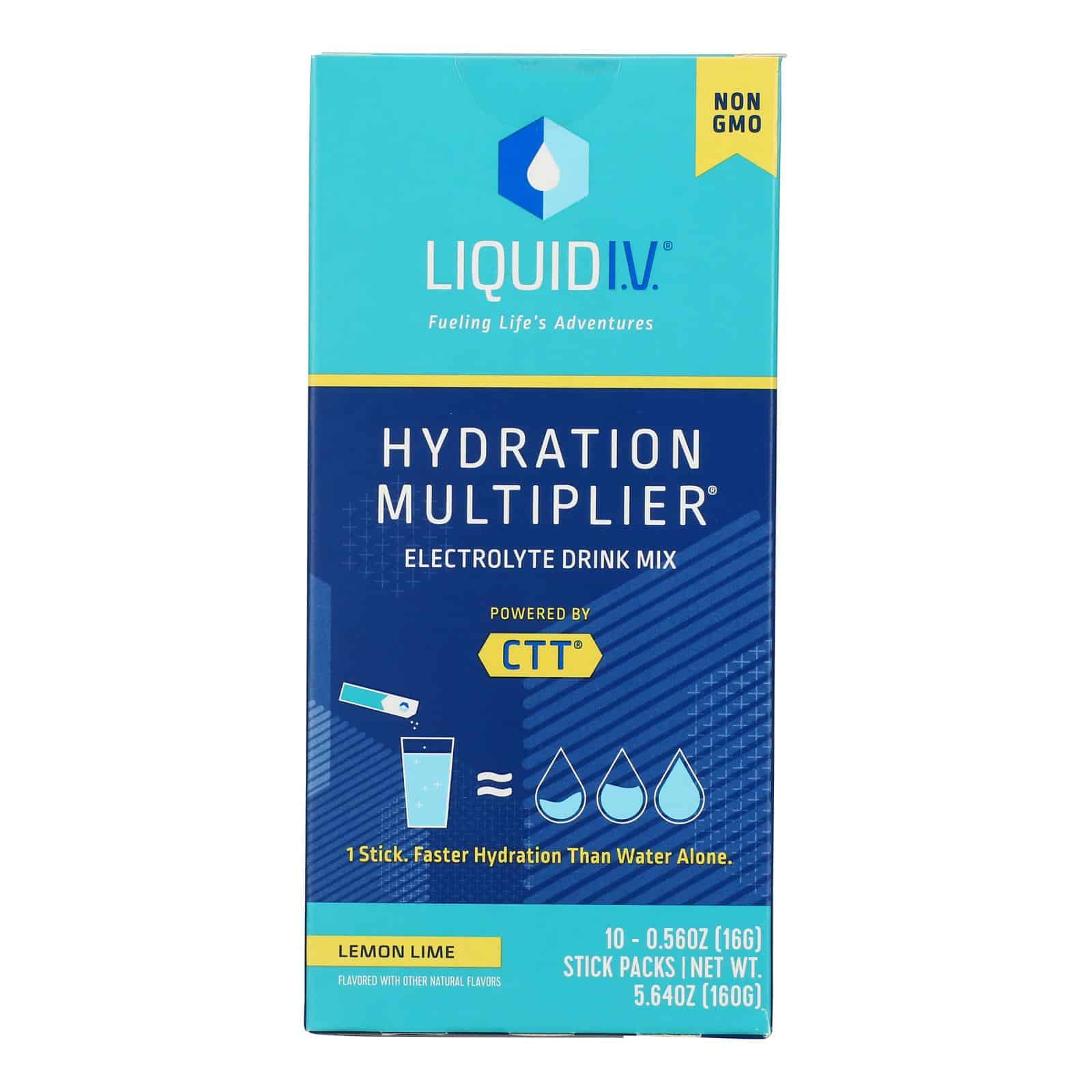 Liquid I.v. - Drink Mx Lemon Lime 10ct - 1 Each-5.65 OZ - Image 2
