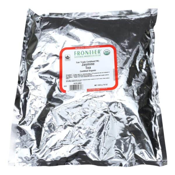 Frontier Herb Tea Organic Fair Trade Certified Green Jasmine - Single Bulk Item - 1LB - Image 2