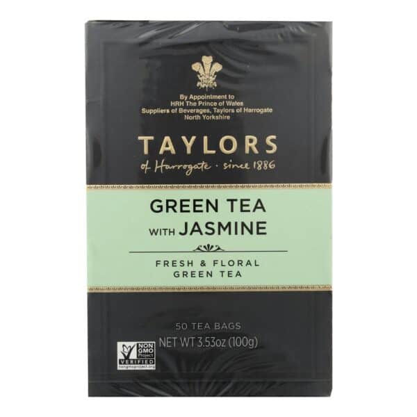 Taylors Of Harrogate - Tea Green W/jasmine - Case of 6 - 50 BAG - Image 2