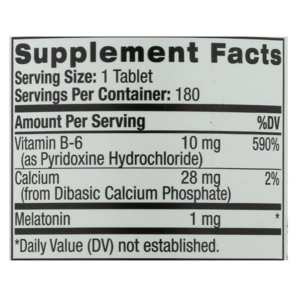 Natrol Melatonin - 1 mg - 180 Tablets - Image 2
