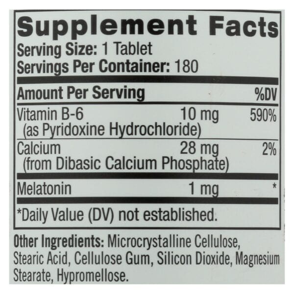 Natrol Melatonin - 1 mg - 180 Tablets - Image 3