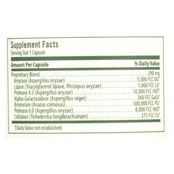 Flora - Enzyme Blend Adult - 1 Each-60 VCAP - Image 2
