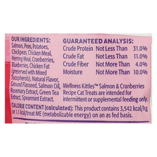 Wellness Pet Products - Cat Treat Kittles Slm&crn - Case of 14 - 2 OZ - Image 3