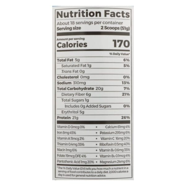 Orgain - Protein Powder Plnt Ch Fud - 1 Each - 2.02 LB - Image 3