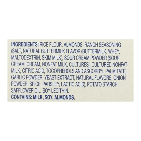 Blue Diamond - Nut Thins - Country Ranch - Case of 12 - 4.25 oz. - Image 2