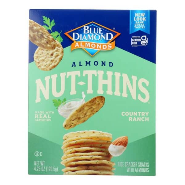 Blue Diamond - Nut Thins - Country Ranch - Case of 12 - 4.25 oz. - Image 3