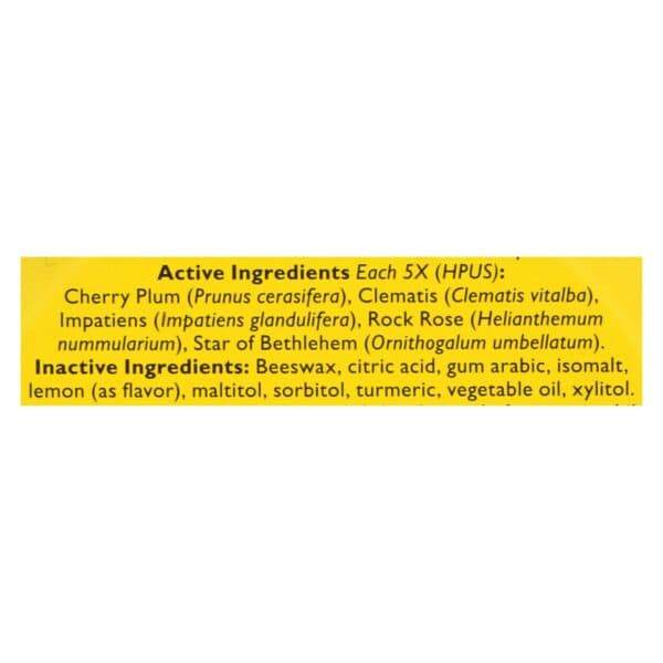 Bach Rescue Remedy Pastilles - Lemon - 50 grm - Case of 12