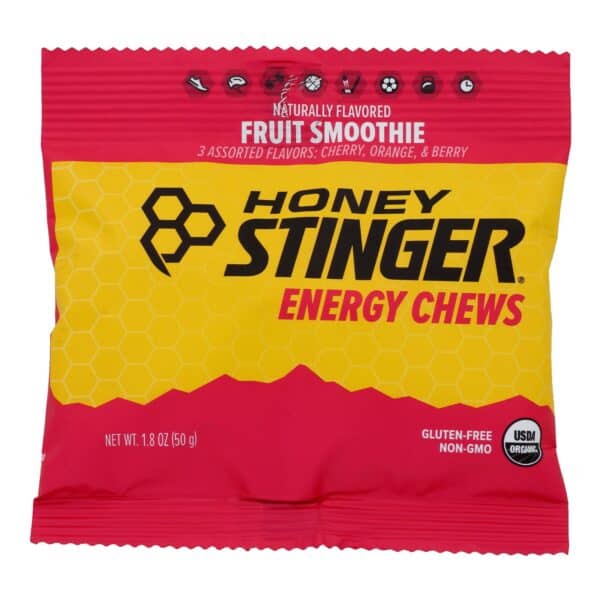 Honey Stinger Energy Chew - Organic - Fruit Smoothie - 1.8 oz - case of 12 - Image 2