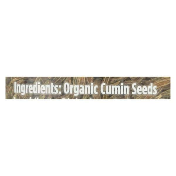 Spicely Organics - Organic Cumin Seeds - Whole - Case of 3 - 1.7 oz. - Image 2