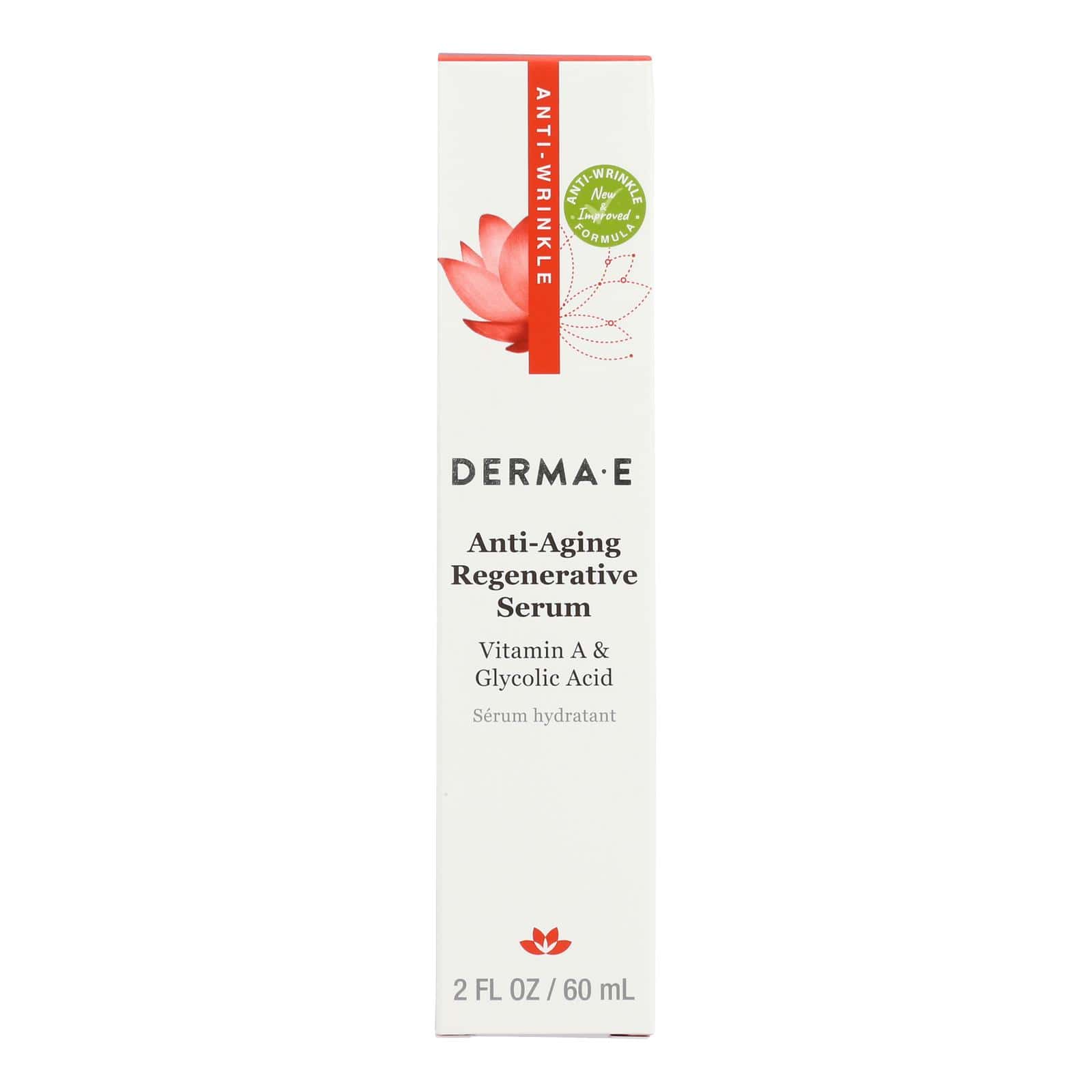 Derma E - Anti - Wrinkle Vitamin A Night Serum - 2 oz.