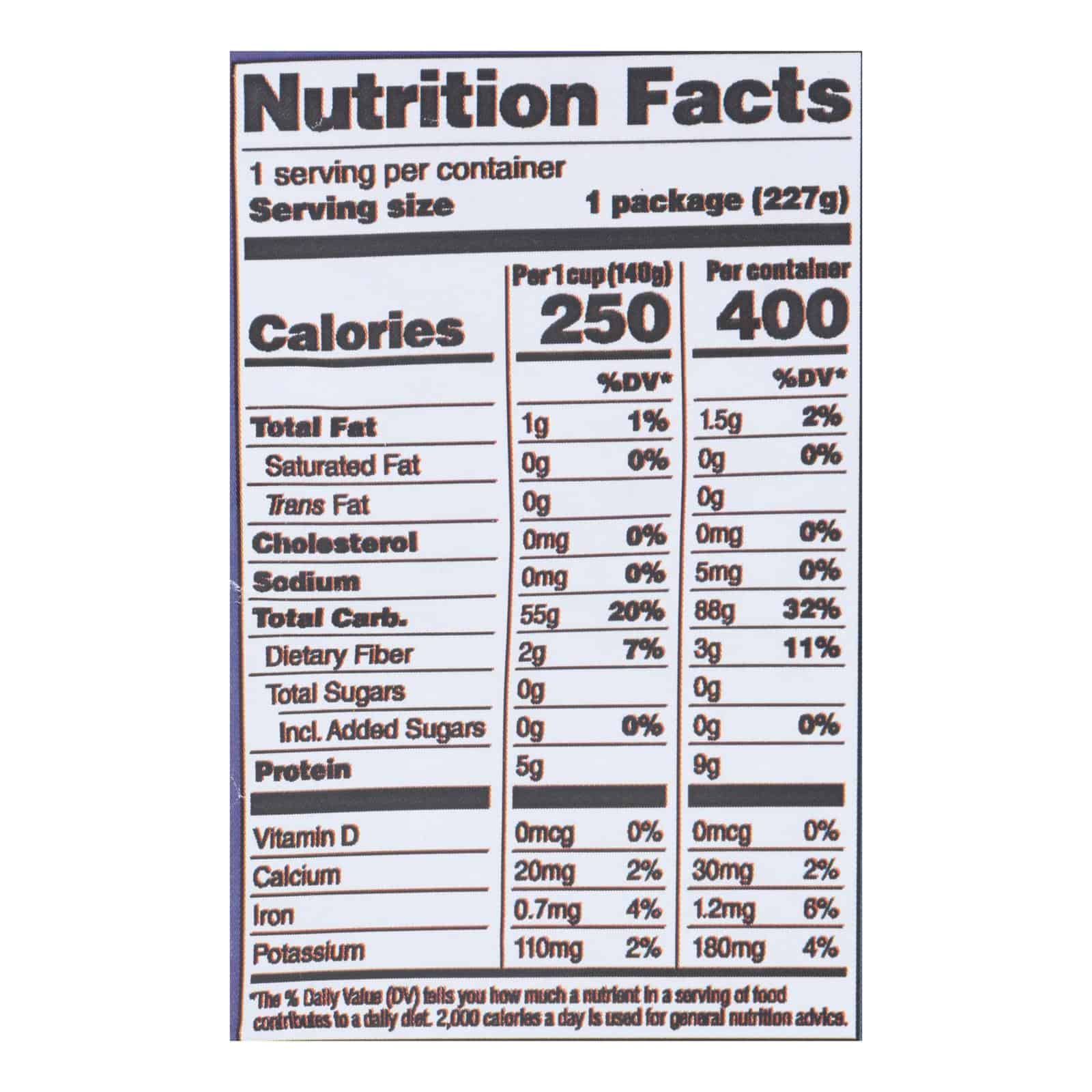 Lotus Foods - Rice Wht Jas & Frbdn - Case of 6-8 OZ - Image 2