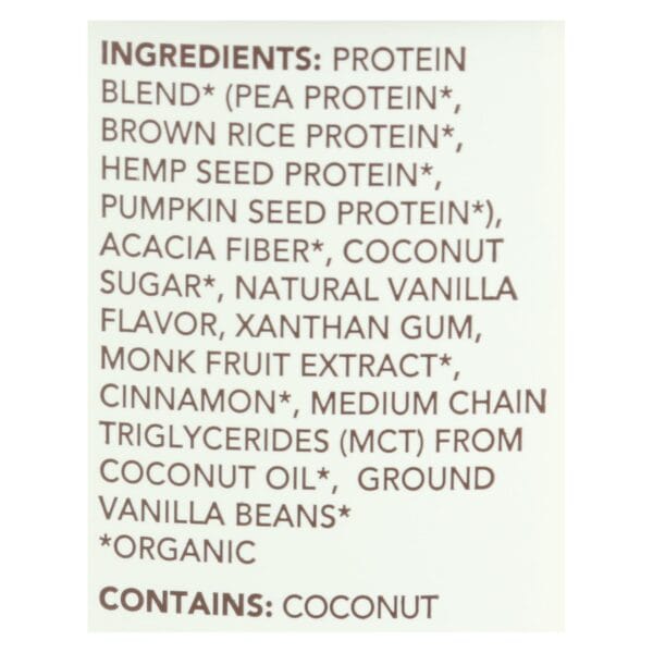Aloha Inc - Plant-Based Protein Powder - Vanilla - 1 lb. - Image 3