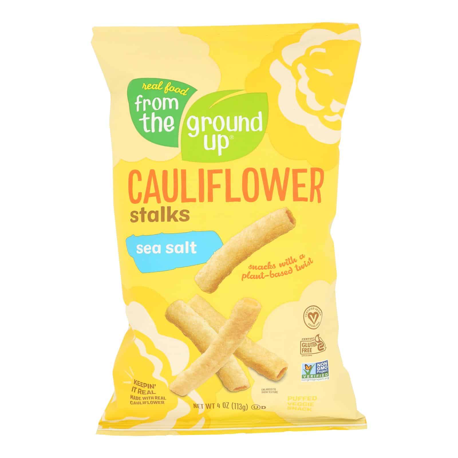 From The Ground Up - Stalk Sea Salt Cauliflwr - Case of 12 - 4 OZ - Image 3