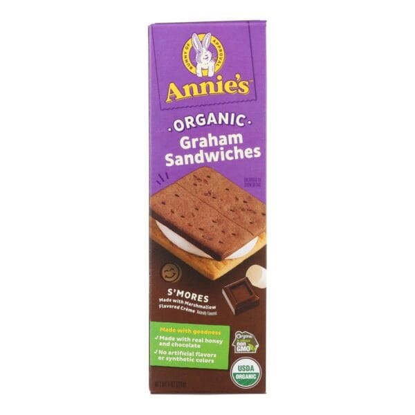 Annie's Homegrown - Grm Sandwich Smores - Case of 6-8 OZ - Image 2