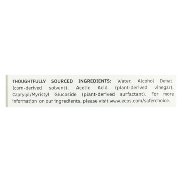 Earth Friendly Window Cleaner - Vinegar - Case of 6 - 22 fl oz