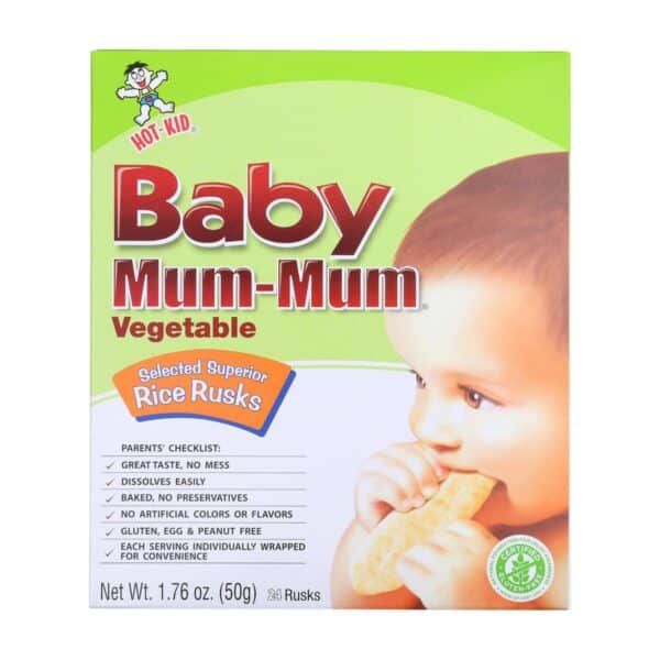 Hot Kid Baby Mum Rice Husk - Vegetable - Case of 6 - 1.76 oz. - Image 3
