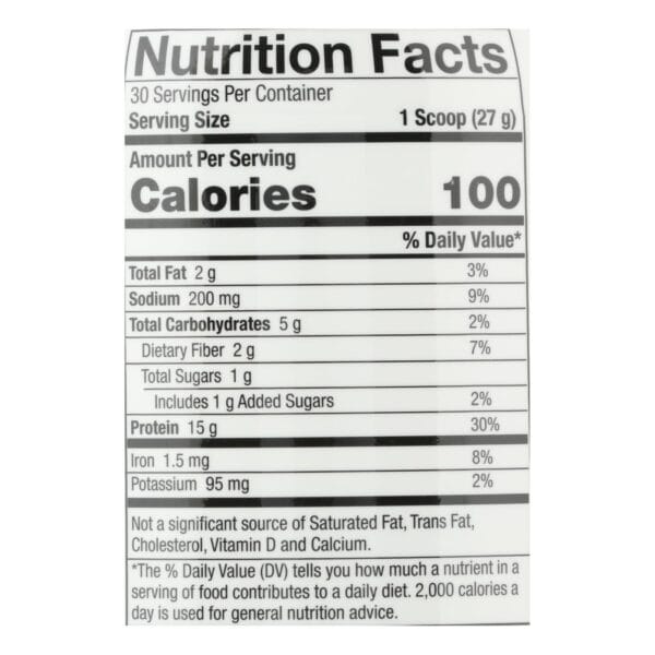 Genceutic Naturals Plant Head Protein - Chocolate - 1.7 lb - Image 3
