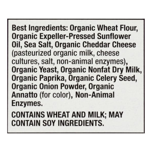 Annie's Homegrown - Cracker  Chedder Sqrs - Case of 12-7.5 oz. - Image 2