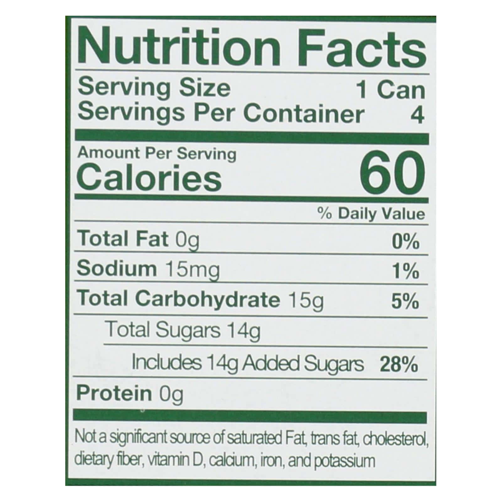 Q Drinks - Ginger Ale - Case of 6/4 packs/7.5oz Cans - Image 3