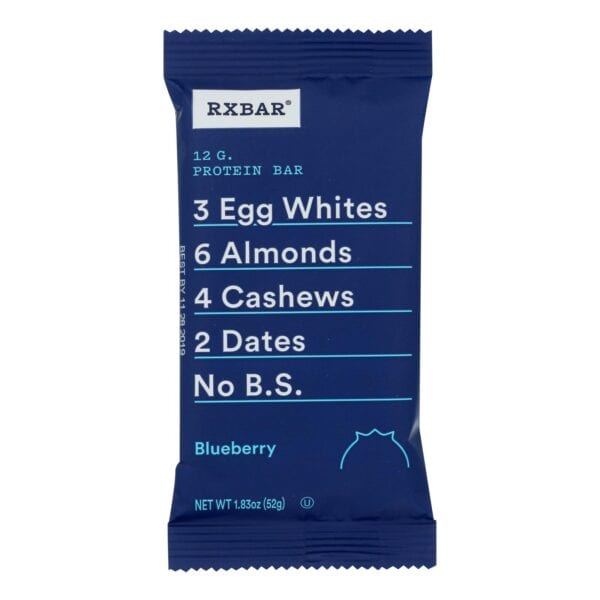 RxBar - Protein Bar - Blueberry - Case of 12 - 1.83 oz. - Image 3