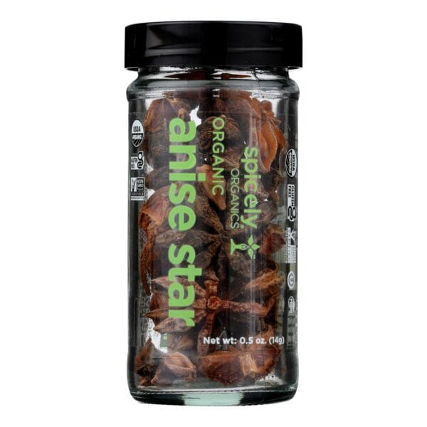 Spicely Organics - Organic Anise Star - Whole - Case of 3 - 0.5 oz. - Image 2