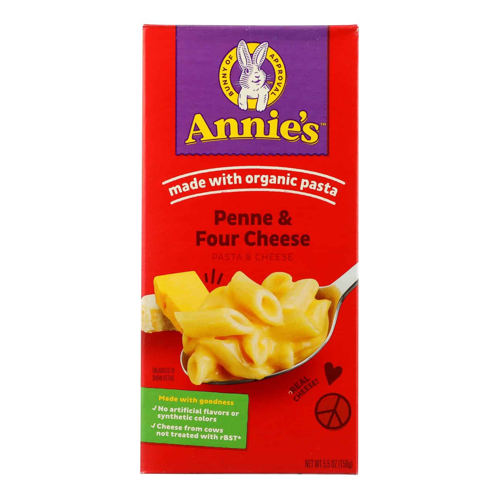 Annie's Homegrown Four Cheese Macaroni and Cheese - Case of 12 - 5.5 oz. - Image 2