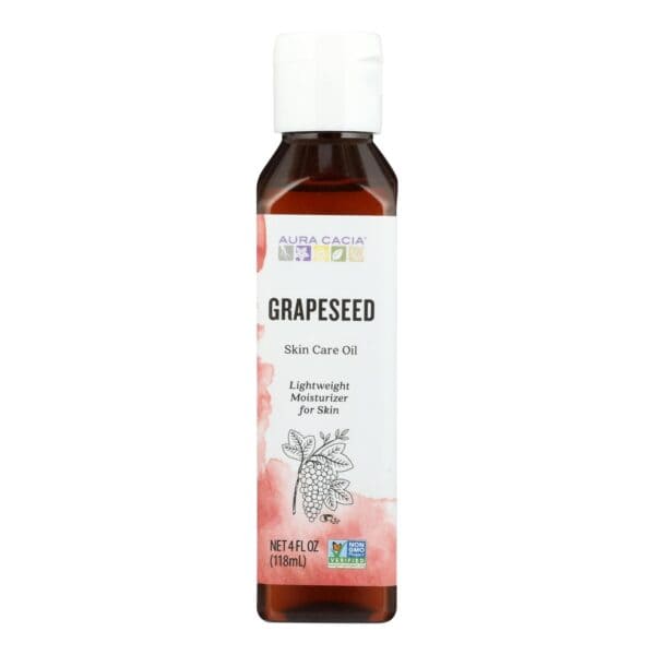 Aura Cacia - Natural Skin Care Oil Grapeseed - 4 fl oz - Image 2
