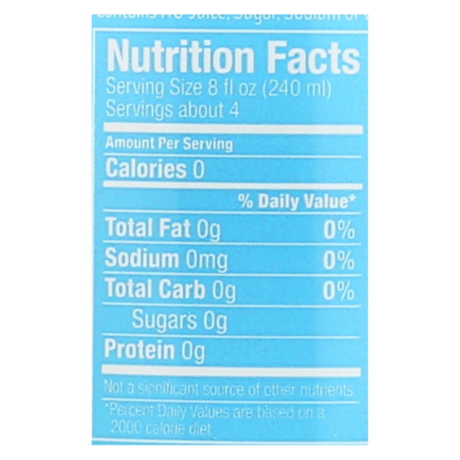 Naturals Adirondack Seltzer - Mandarin Orange - Case of 12 - 33.8 Fl oz. - Image 3