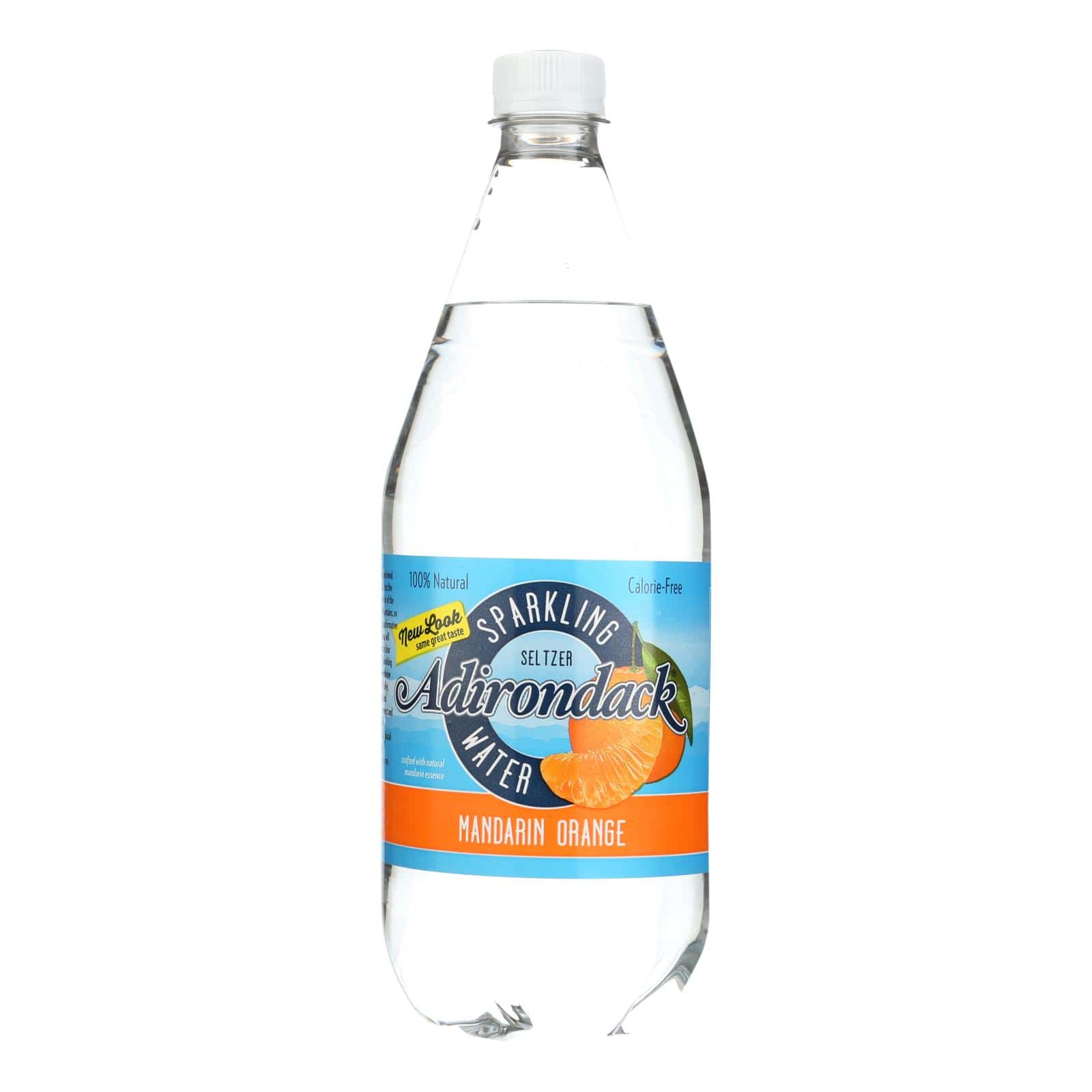 Naturals Adirondack Seltzer - Mandarin Orange - Case of 12 - 33.8 Fl oz.