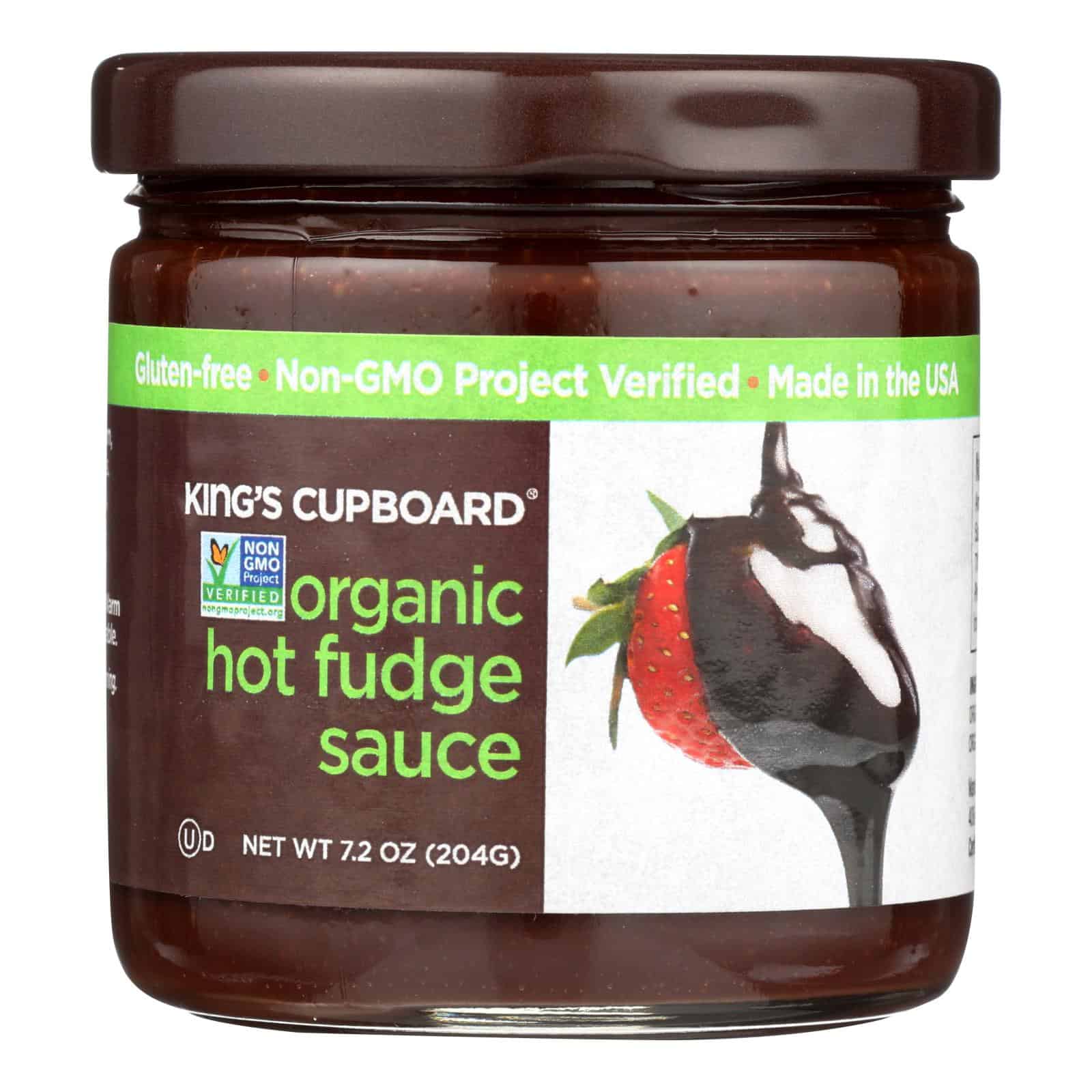 King's Cupboard Hot Fudge Sauce - Case of 12 - 7.2 OZ - Image 2